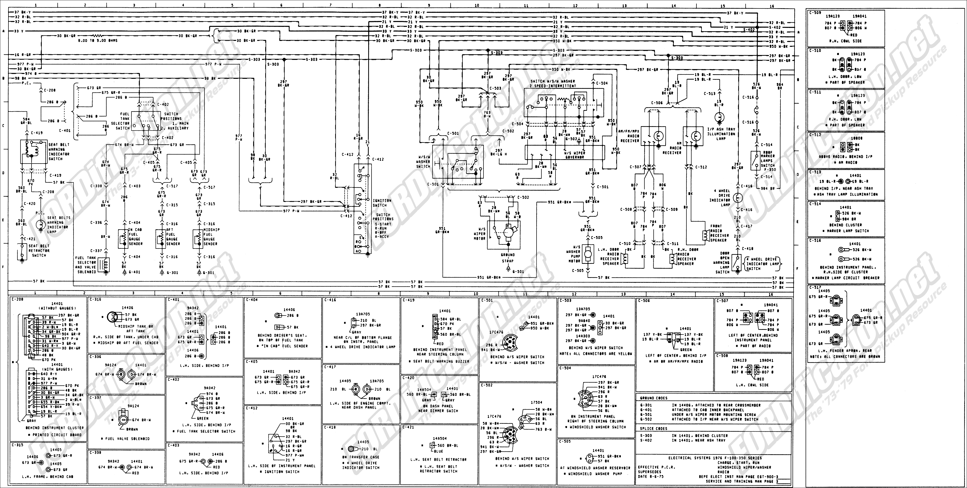 1976 Ford truck wiring harness #6