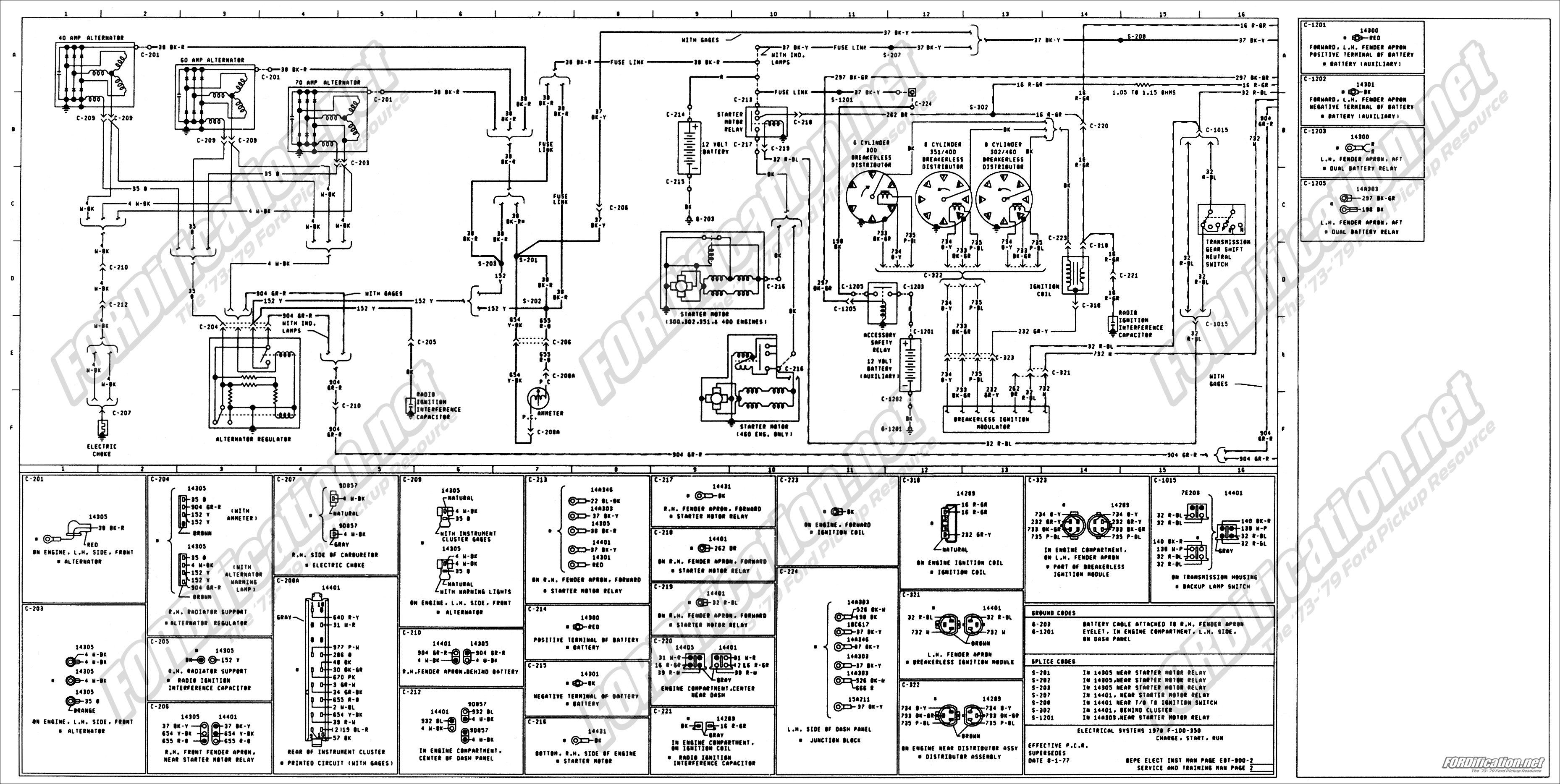 1970 F100 Ford Truck Wiring Diagrams