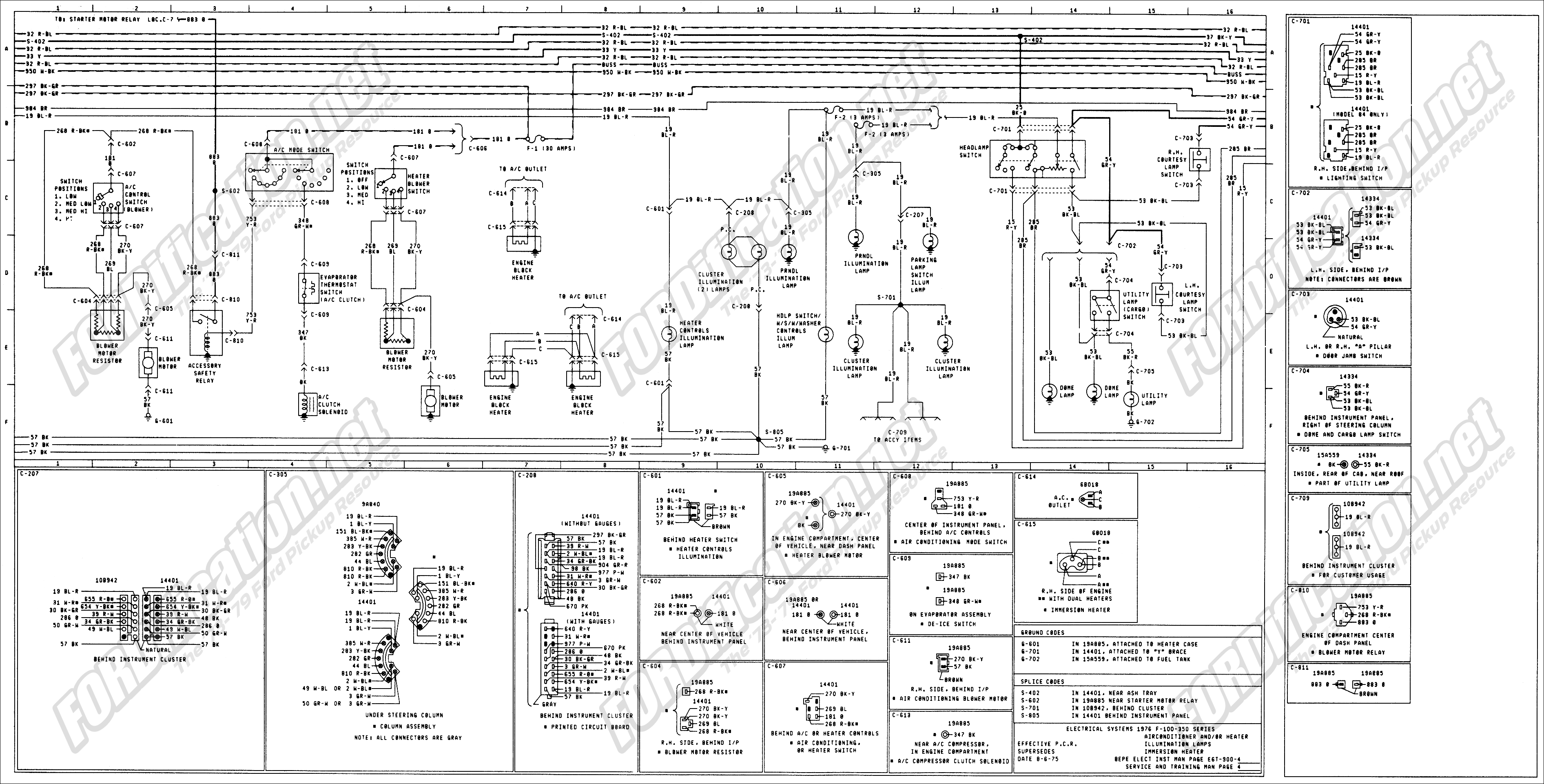 1973-1979 Ford Truck Wiring Diagrams & Schematics ...